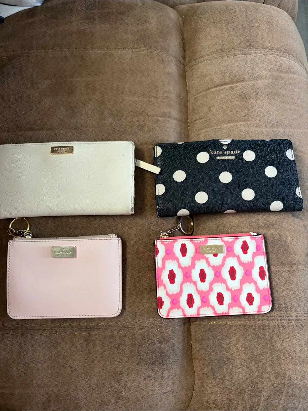 Kate Spade  REHAB BUNDLE (2) Card Holders (2) Snap Wallets